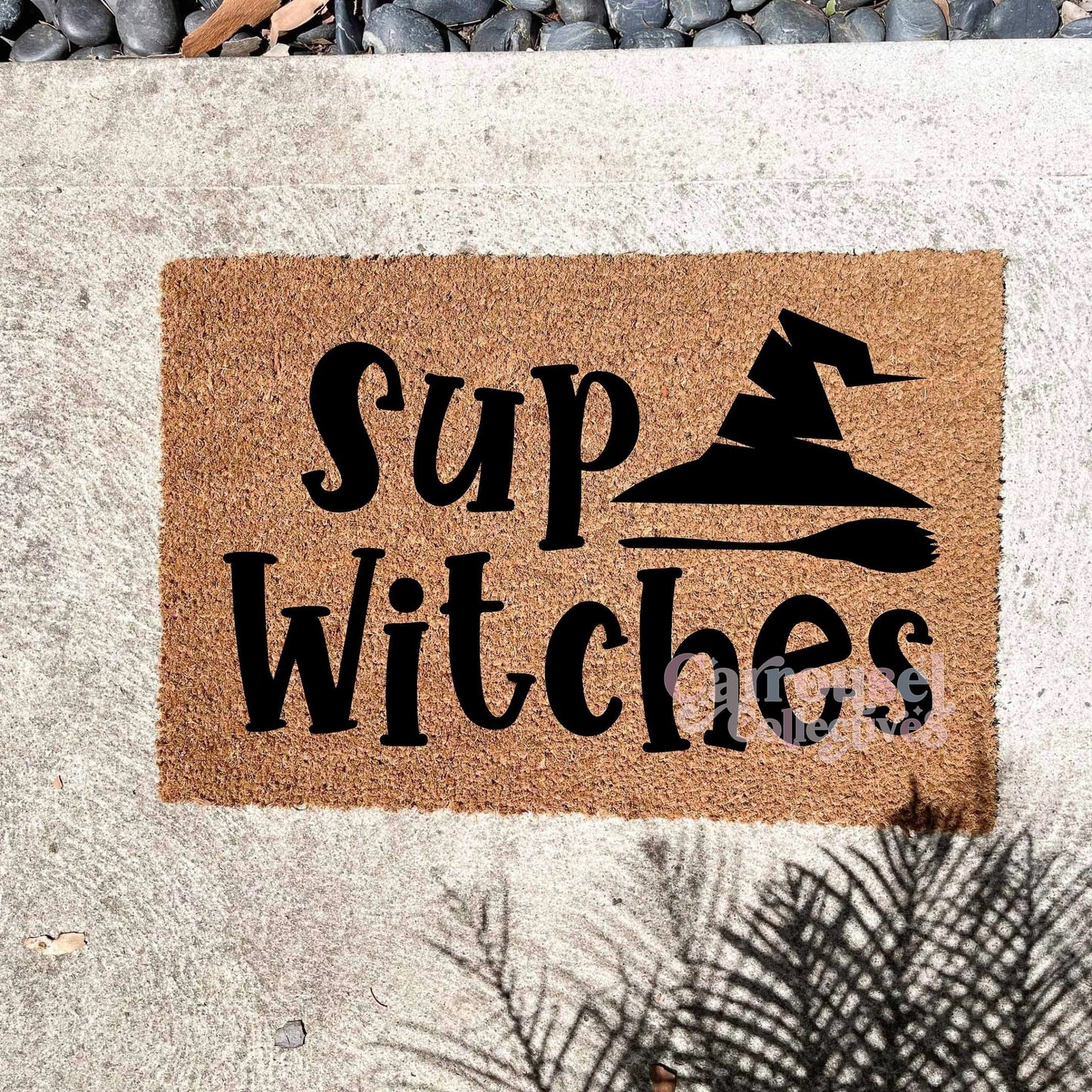 Sup Witches doormat, Halloween Doormat, Spooky Doormat, Creepy Doormat