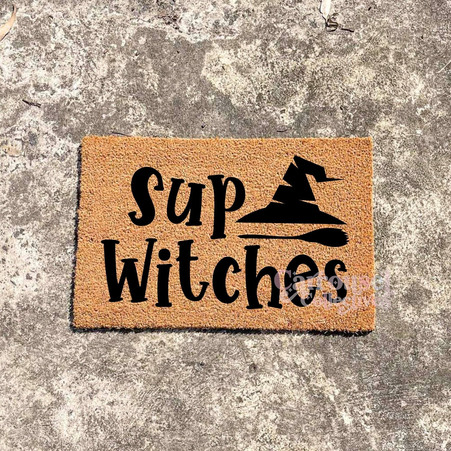 Sup Witches doormat, Halloween Doormat, Spooky Doormat, Creepy Doormat