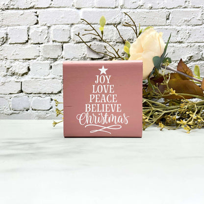 Joy peace Christmas sign, christmas wood signs, christmas decor, home decor
