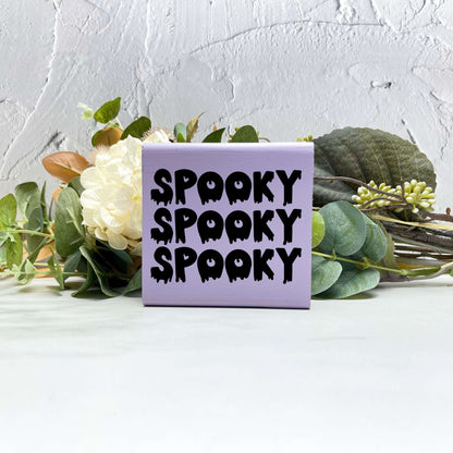 Spooky Wood Sign, Halloween Wood Sign, Halloween Home Decor, Spooky Decor