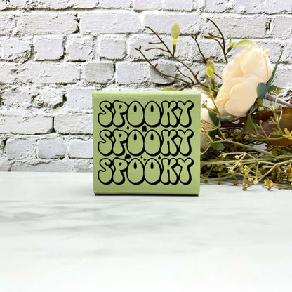 Spooky Wood Sign, Halloween Wood Sign, Halloween Home Decor, Spooky Decor