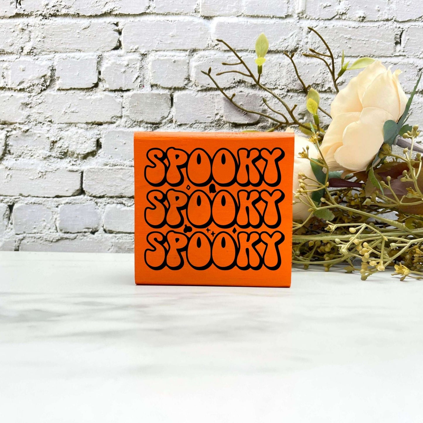 Spooky Wood Sign, Halloween Wood Sign, Halloween Home Decor, Spooky Decor