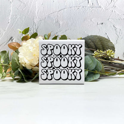 Spooky Wood Sign, Halloween Wood Sign, Halloween Home Decor, Spooky Decor