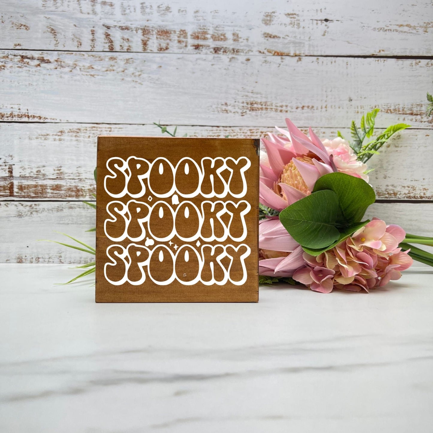 Spooky Wood Sign, Halloween Wood Sign, Halloween Home Decor, Spooky Decor