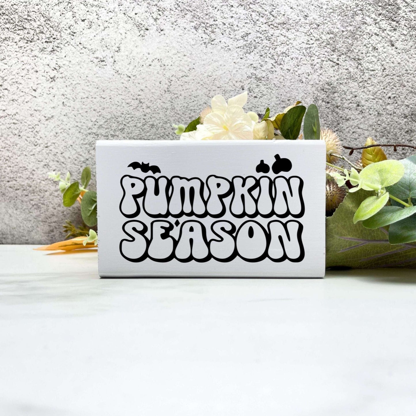 Pumpkin season wood Sign, Halloween Wood Sign, Halloween Home Decor, Spooky Decor