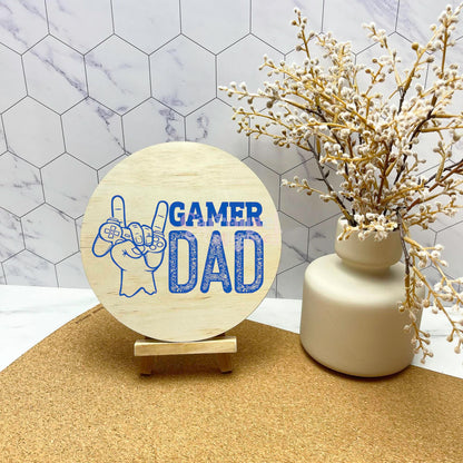 Gamer Dad Sign, Fathers day gifts, printed fathers day signs, Gifts for dad 139