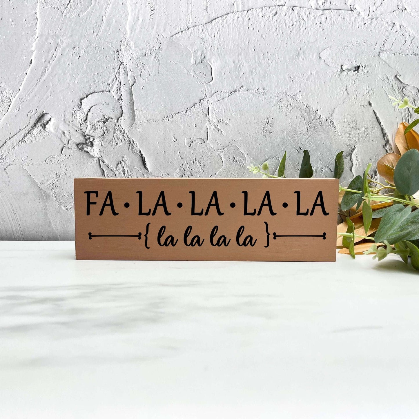 Fa la la la la la sign, christmas wood signs, christmas decor, home decor