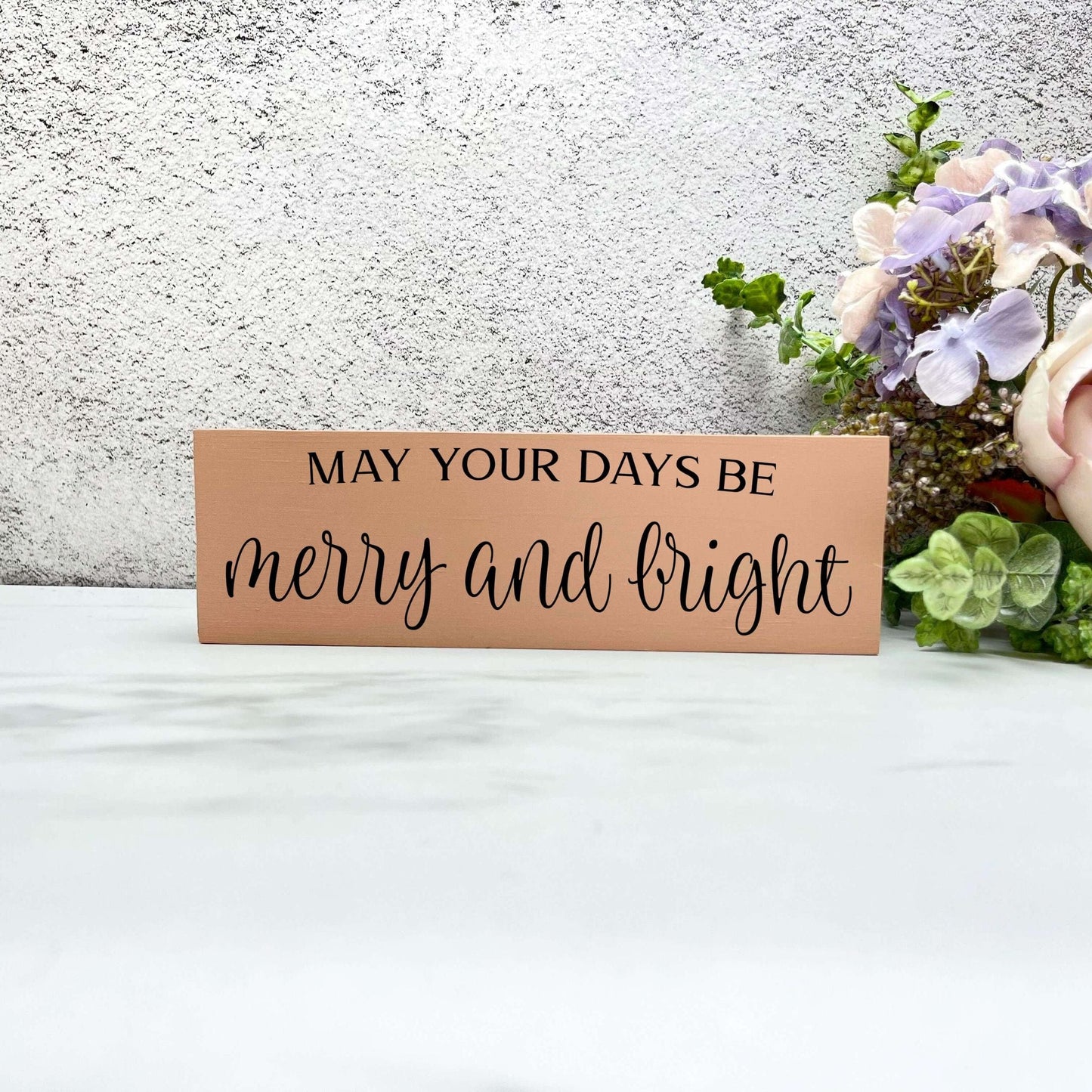 May your days be merry and bright sign, christmas wood signs, christmas decor, home decor