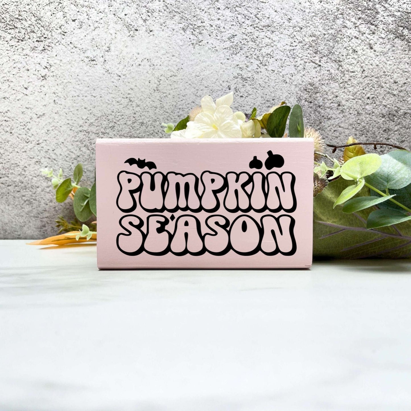 Pumpkin season wood Sign, Halloween Wood Sign, Halloween Home Decor, Spooky Decor