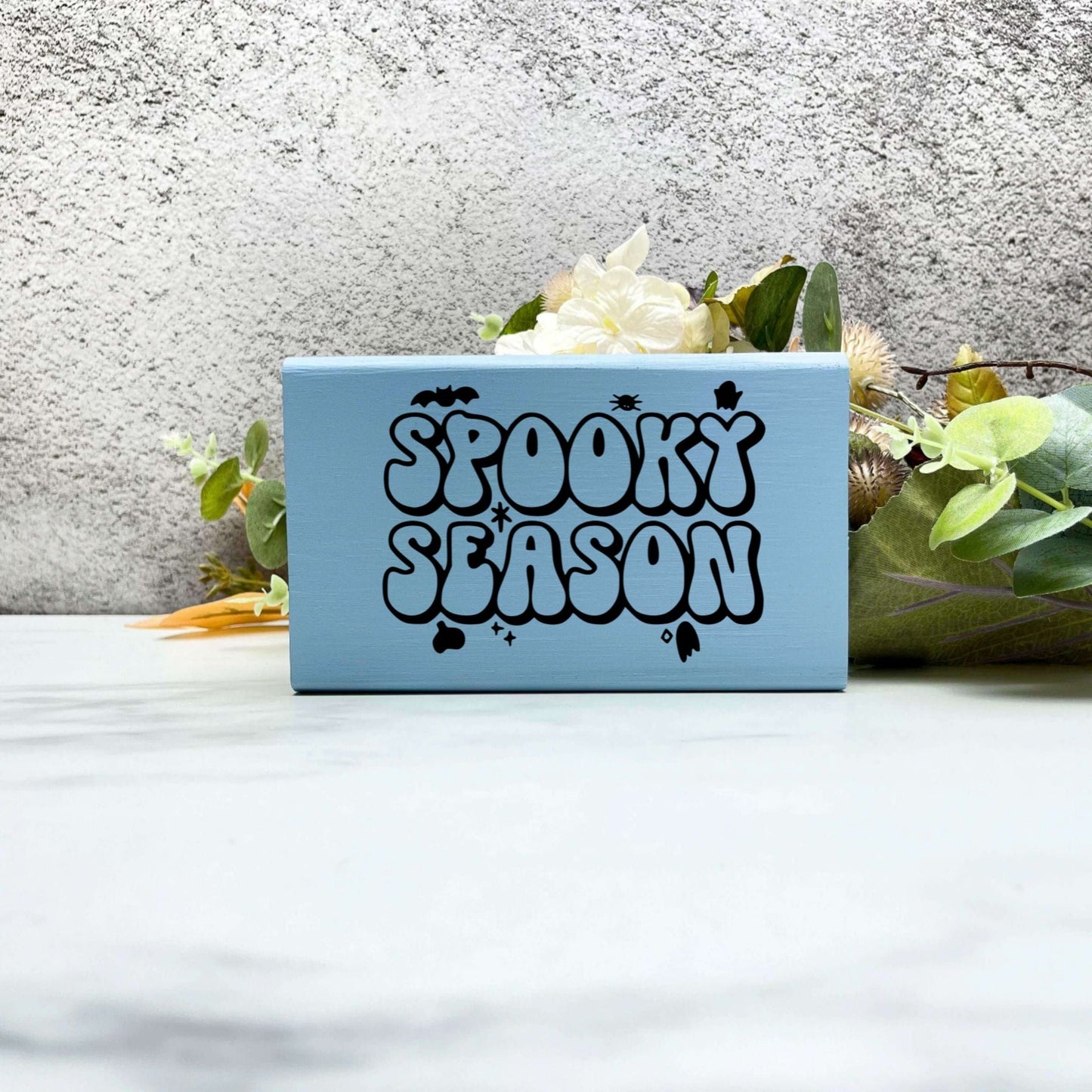 Spooky season wood Sign, Halloween Wood Sign, Halloween Home Decor, Spooky Decor