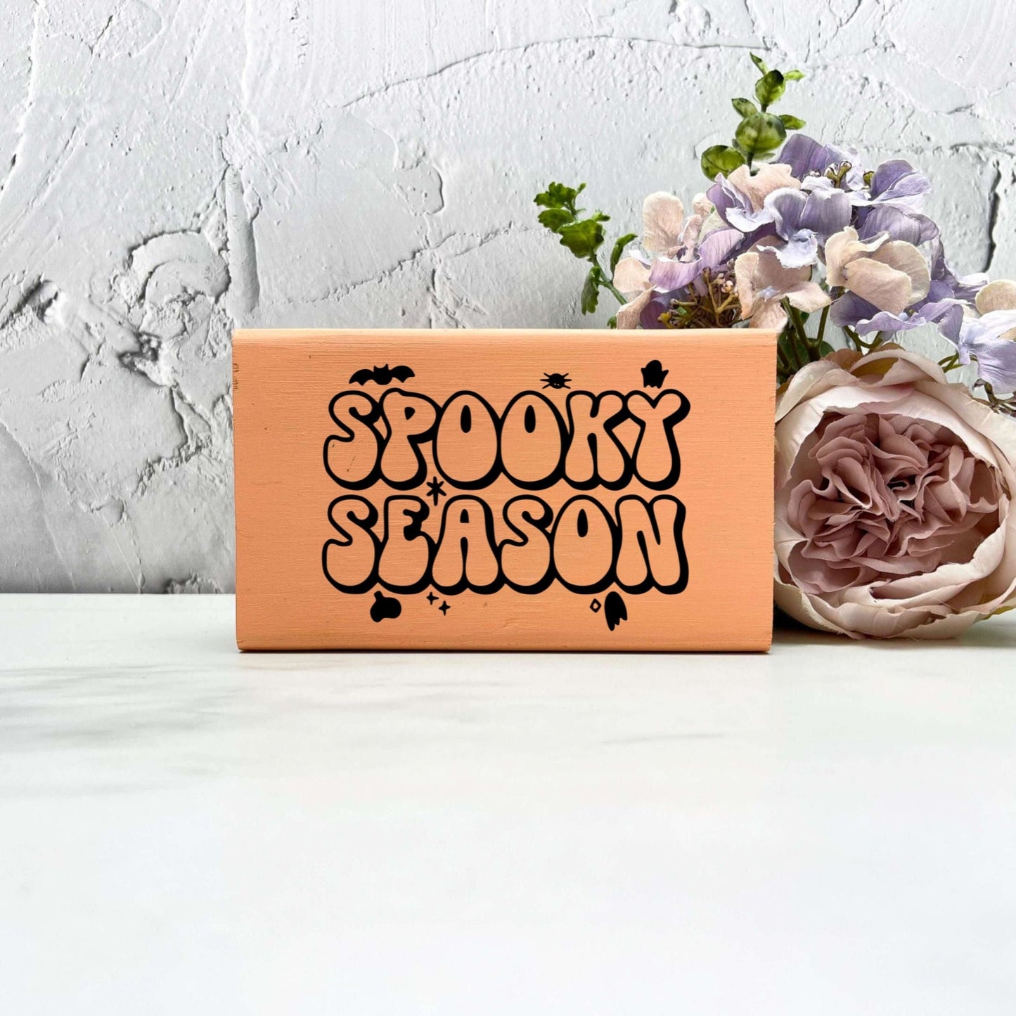 Spooky season wood Sign, Halloween Wood Sign, Halloween Home Decor, Spooky Decor