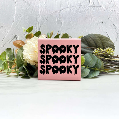 Spooky Wood Sign, Halloween Wood Sign, Halloween Home Decor, Spooky Decor