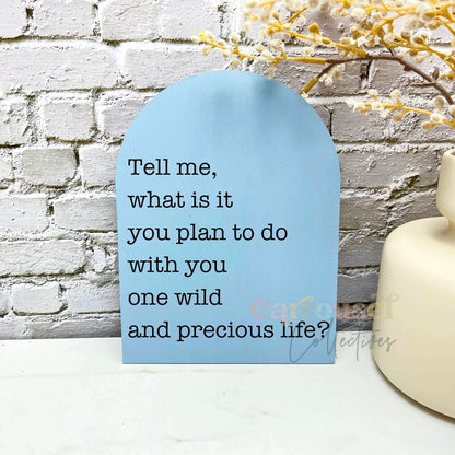 What will you do with your precious life? acrylic sign, acrylic quote sign, quotes