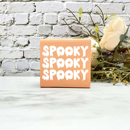 Spooky Wood Sign, Halloween Wood Sign, Halloween Home Decor, Spooky Decor