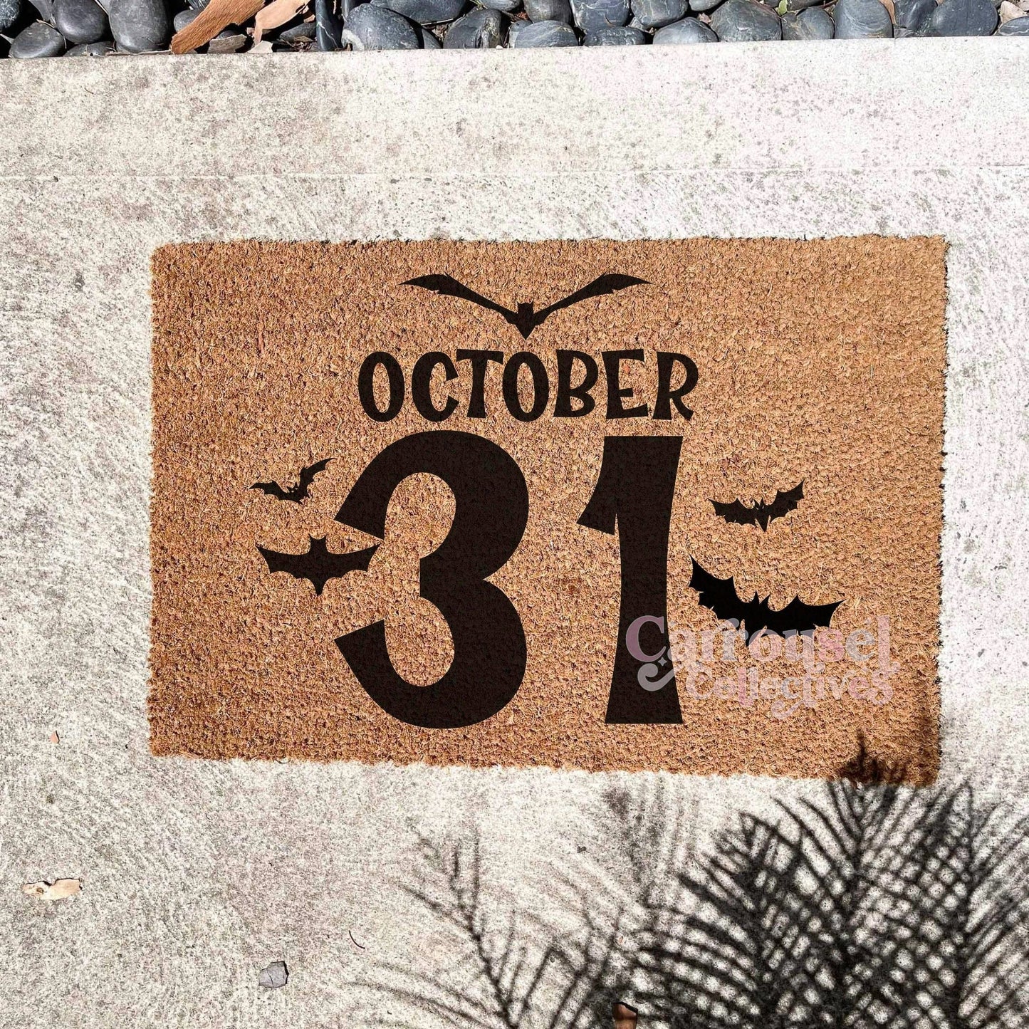 October 31 doormat, Halloween Doormat, Spooky Doormat, Creepy Doormat