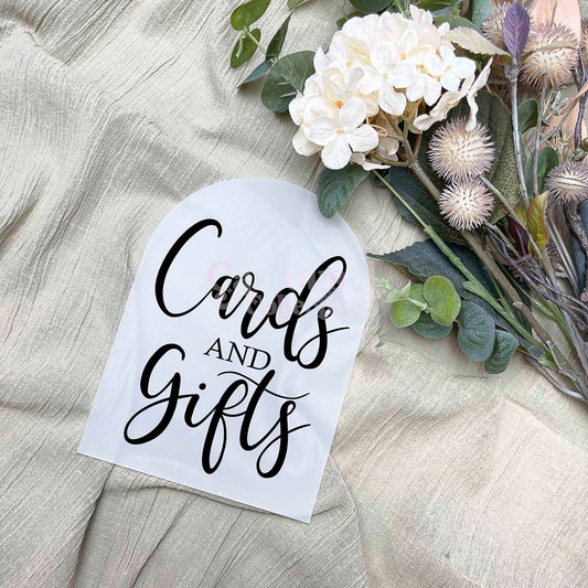 Cards and gifts acrylic sign, Wedding Sign, Event Sign, Party Decor