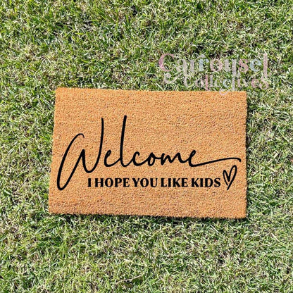 Hope you like kids doormat, custom doormat, personalised doormat, door mat