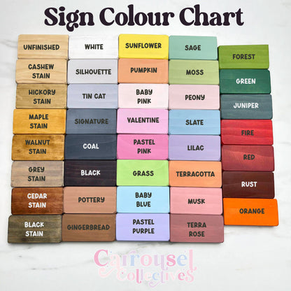 Pick a Seat - Wedding Wood Sign