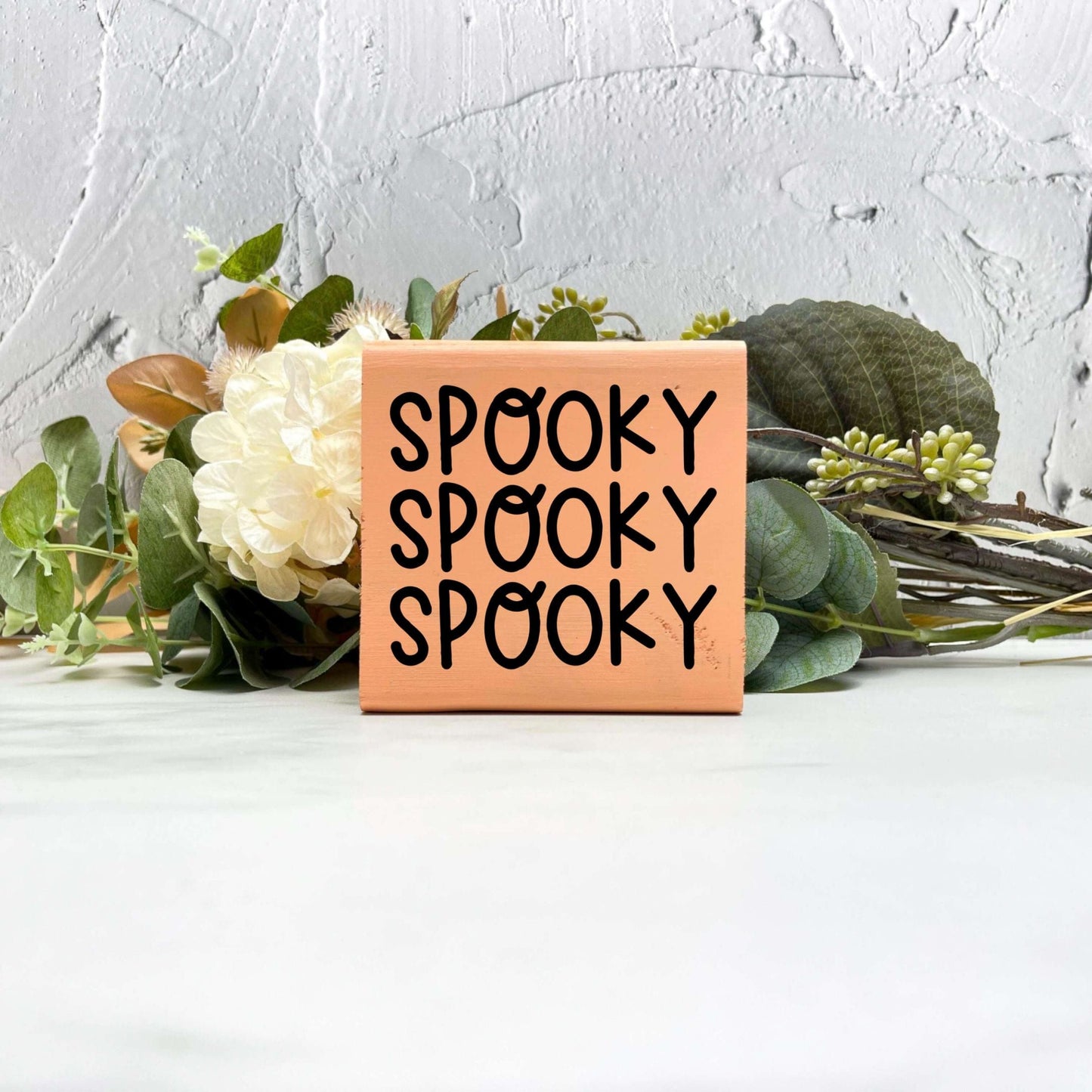 Spooky Wood Sign, Halloween Wood Sign, Halloween Home Decor, Spooky Decor