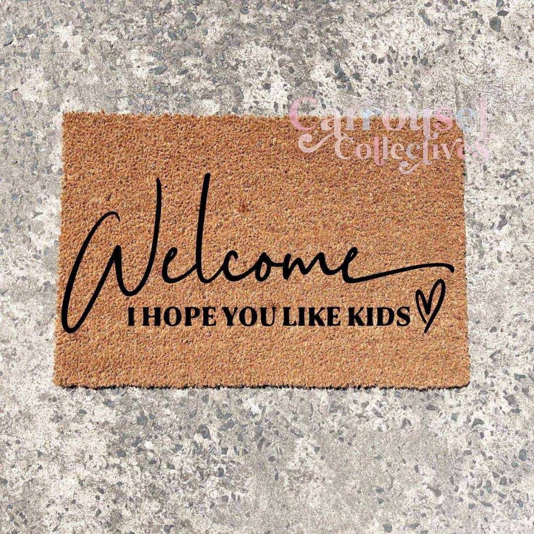 Hope you like kids doormat, custom doormat, personalised doormat, door mat