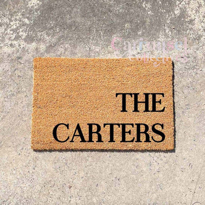 Custom name doormat, custom doormat, personalised doormat