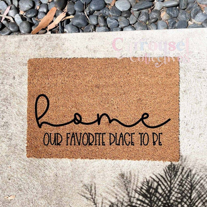 Home doormat, custom doormat, personalised doormat, door mat