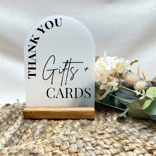 Cards and gifts acrylic sign, Wedding Sign, Event Sign, Party Decor