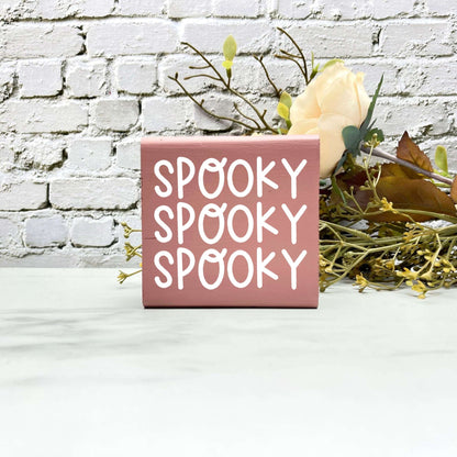 Spooky Wood Sign, Halloween Wood Sign, Halloween Home Decor, Spooky Decor