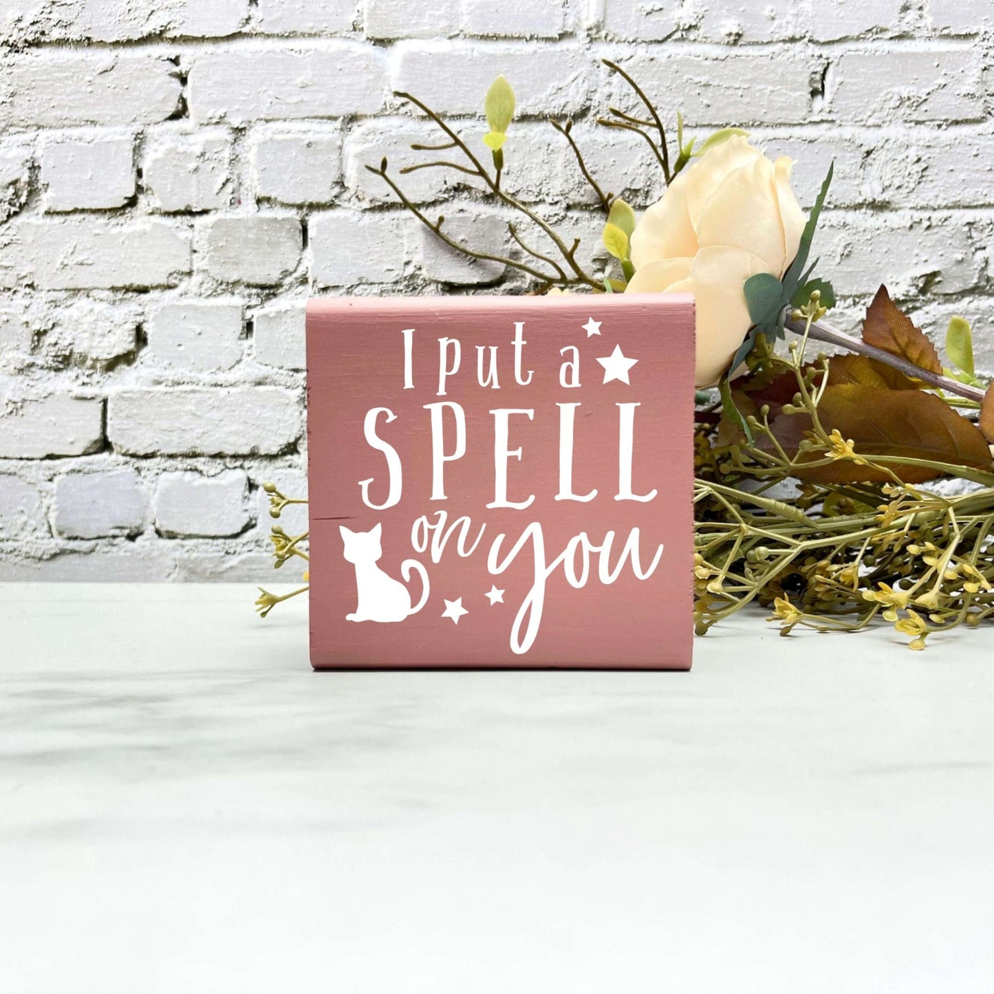 I put a spell on you Wood Sign, Halloween Wood Sign, Halloween Home Decor, Spooky Decor