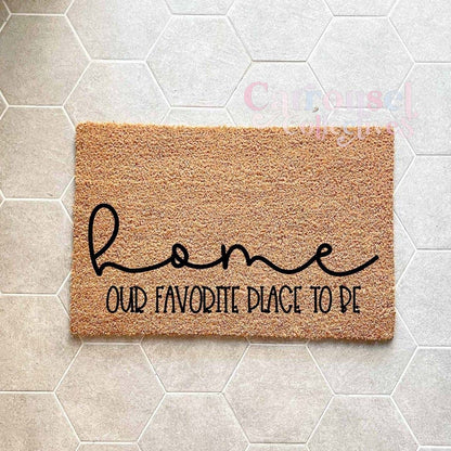 Home doormat, custom doormat, personalised doormat, door mat