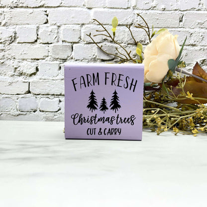 Farm fresh Christmas trees sign, christmas wood signs, christmas decor, home decor