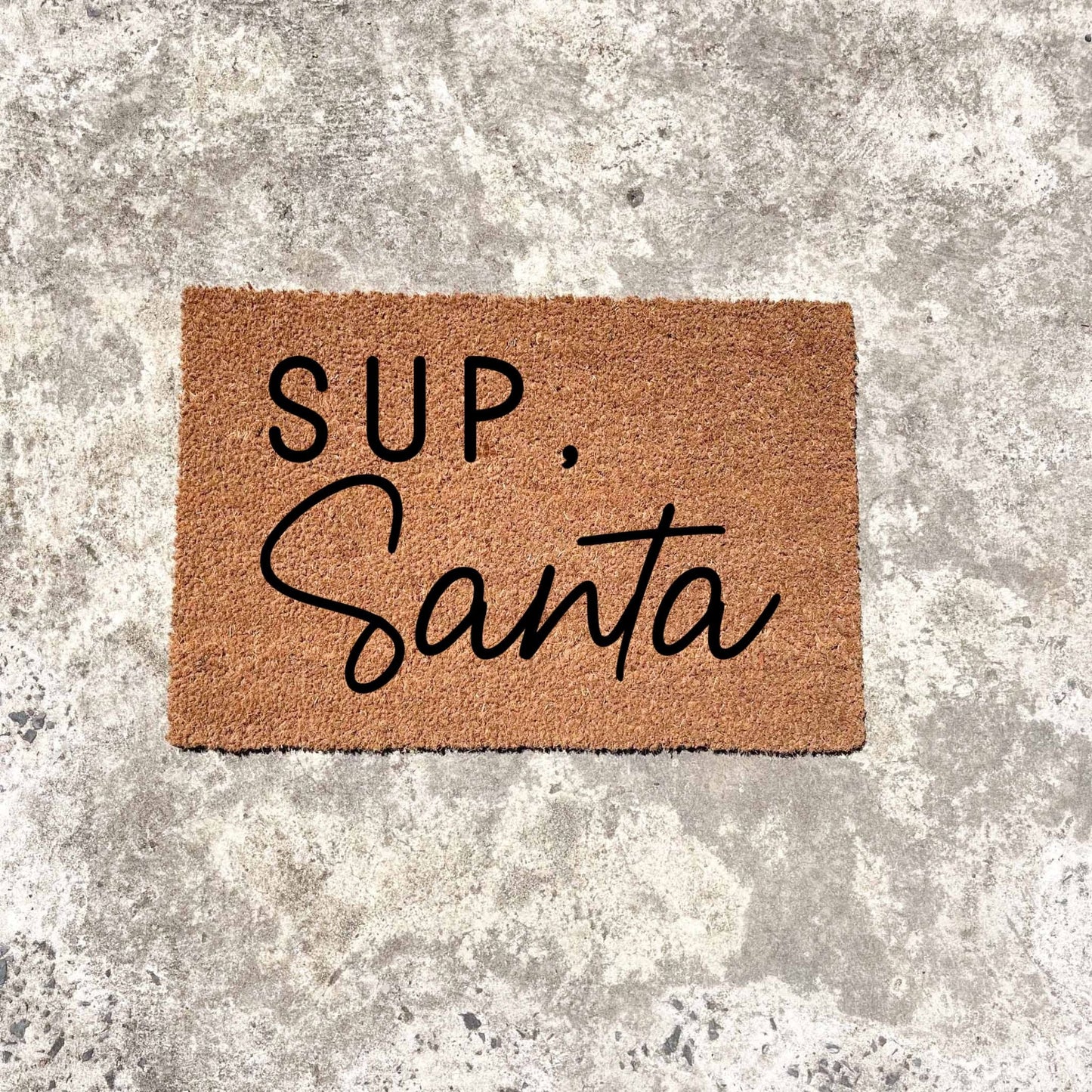 Sup, Santa doormat, Christmas doormat, Seasonal Doormat, Holidays Doormat