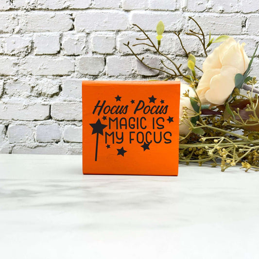 Hocus pocus Wood Sign, Halloween Wood Sign, Halloween Home Decor, Spooky Decor