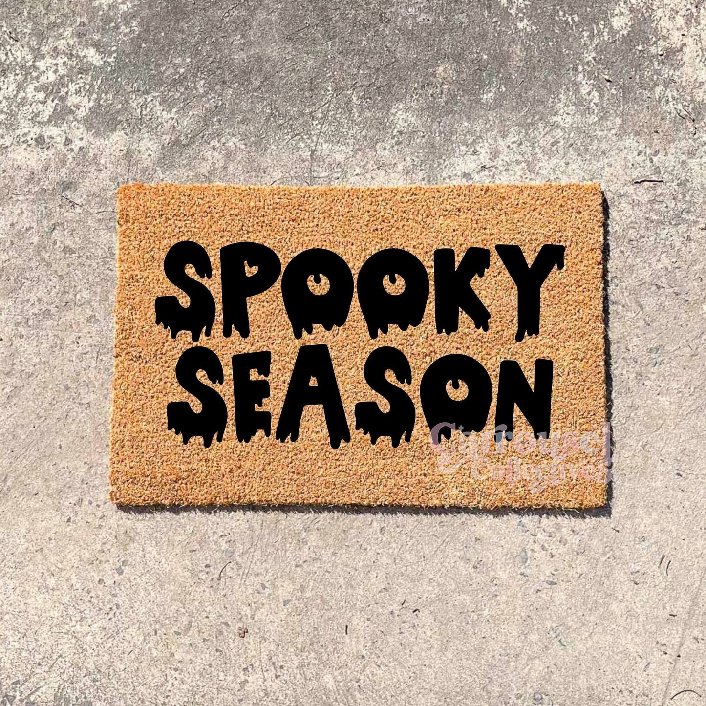 Spooky season doormat, Halloween Doormat, Spooky Doormat, Creepy Doormat