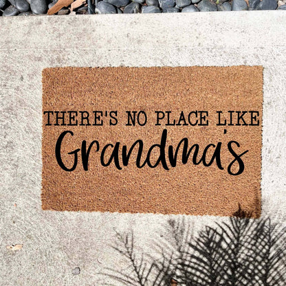 There's no place like Grandma's doormat, custom doormat, personalised doormat, door mat