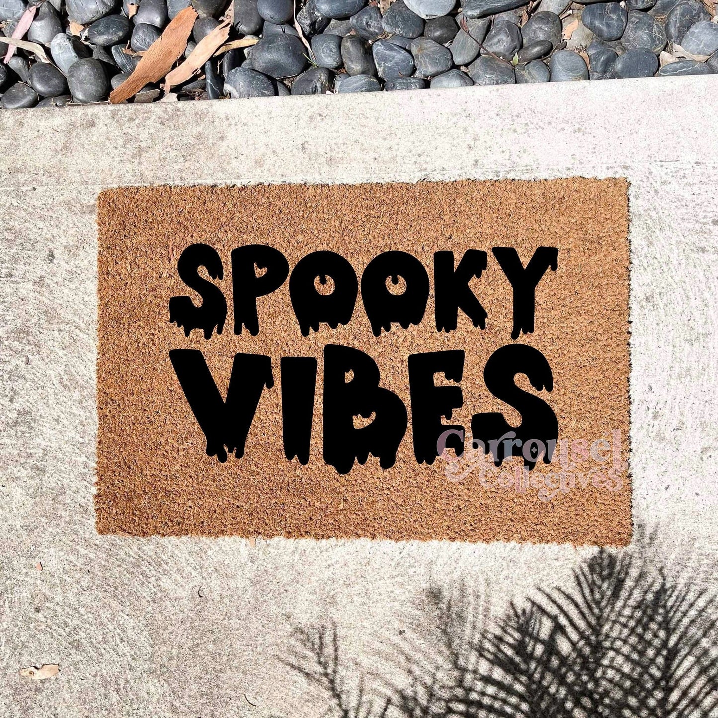 Spooky Vibes doormat, Halloween Doormat, Spooky Doormat, Creepy Doormat