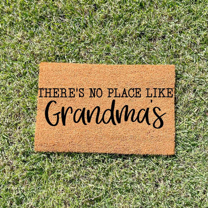 There's no place like Grandma's doormat, custom doormat, personalised doormat, door mat