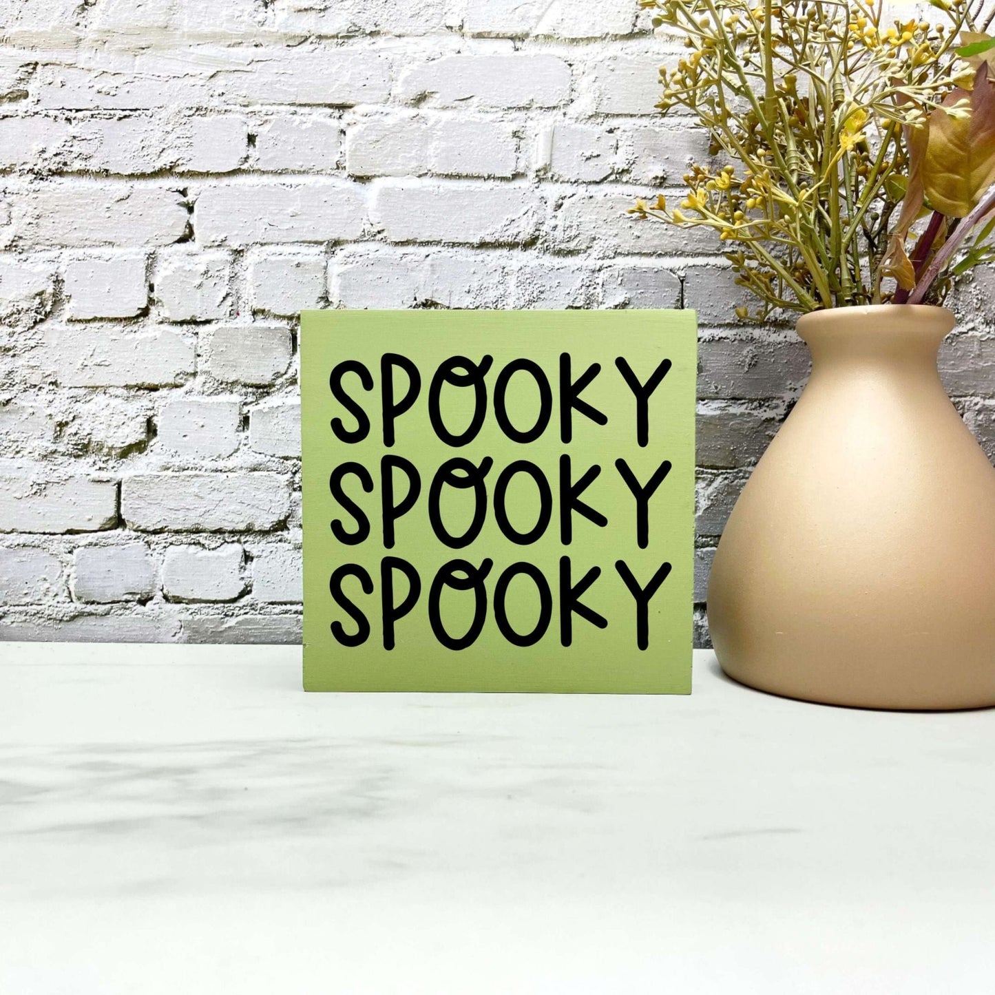 Spooky Wood Sign, Halloween Wood Sign, Halloween Home Decor, Spooky Decor