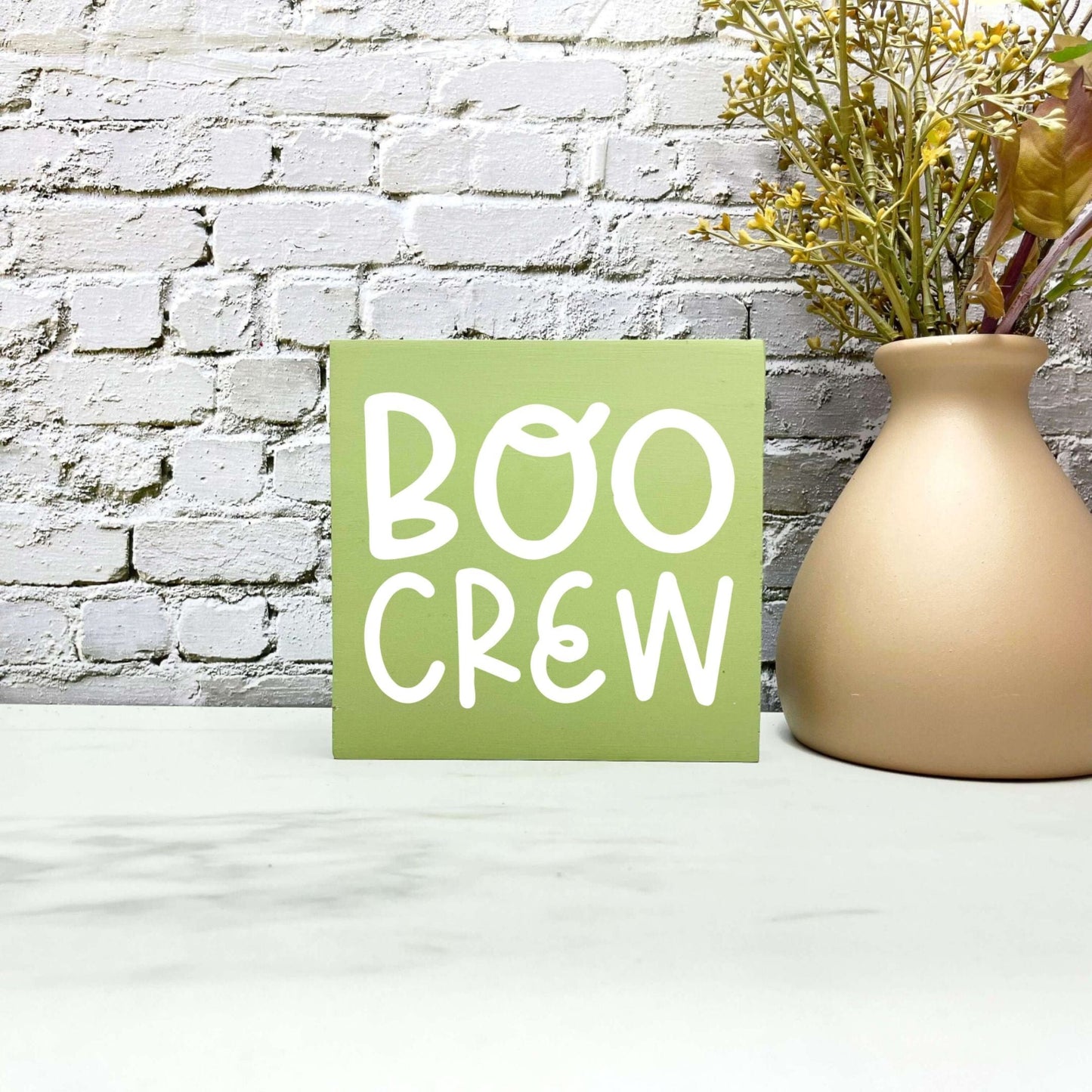 Boo crew Wood Sign, Halloween Wood Sign, Halloween Home Decor, Spooky Decor