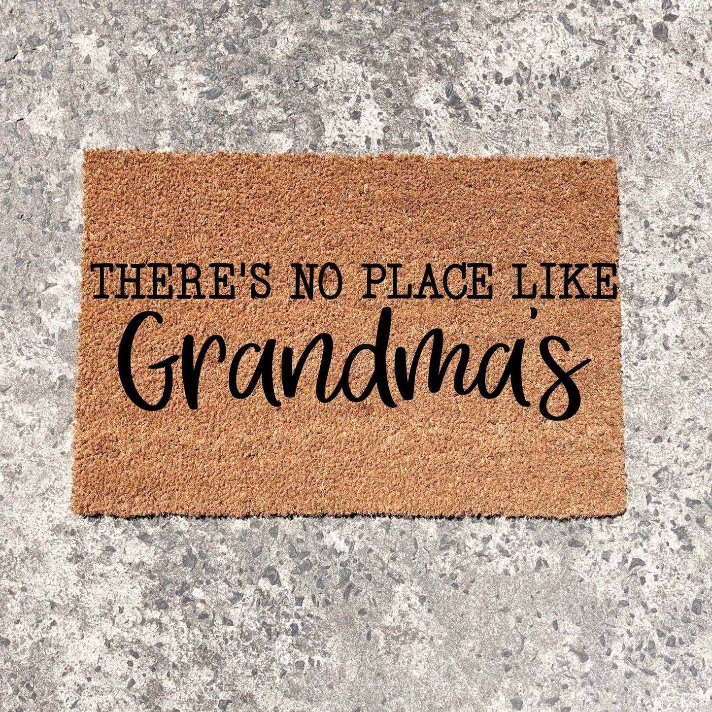 There's no place like Grandma's doormat, custom doormat, personalised doormat, door mat