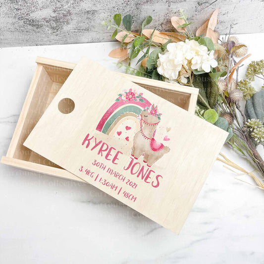 Alpaca baby keepsake boxes - Memories box