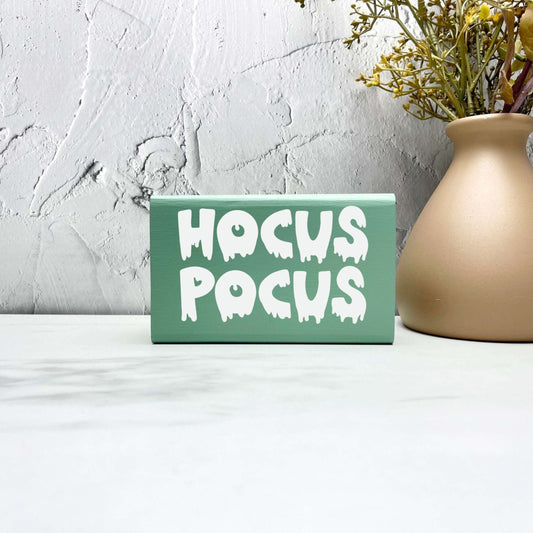 Hocus pocus Sign, Halloween Wood Sign, Halloween Home Decor, Spooky Decor