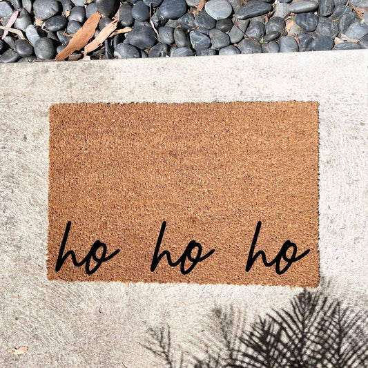 Ho ho ho doormat, Christmas doormat, Seasonal Doormat, Holidays Doormat