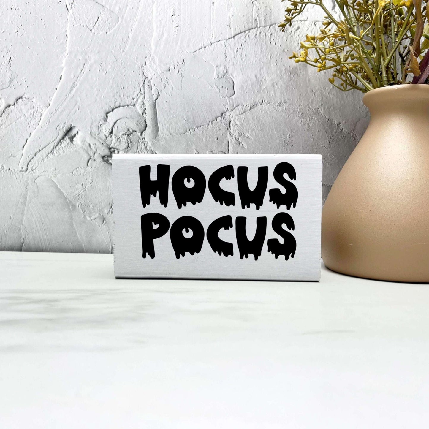 Hocus pocus Sign, Halloween Wood Sign, Halloween Home Decor, Spooky Decor