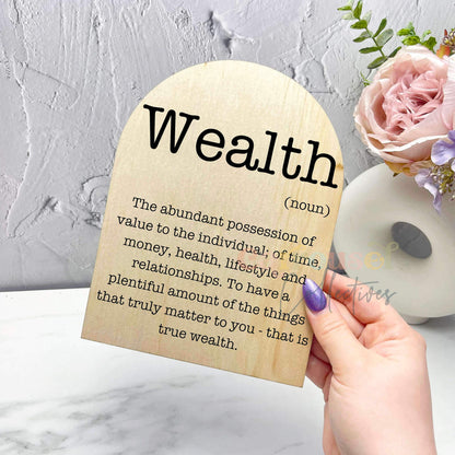 Wealth Definition prints, funny definitions, great gift ideas, S48