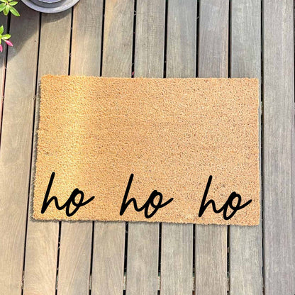 Ho ho ho doormat, Christmas doormat, Seasonal Doormat, Holidays Doormat