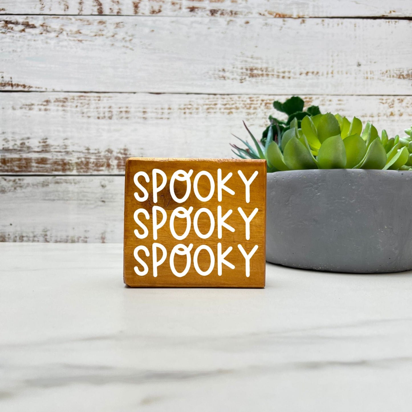 Spooky Wood Sign, Halloween Wood Sign, Halloween Home Decor, Spooky Decor