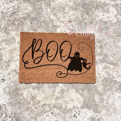 Boo doormat, Halloween Doormat, Spooky Doormat, Creepy Doormat