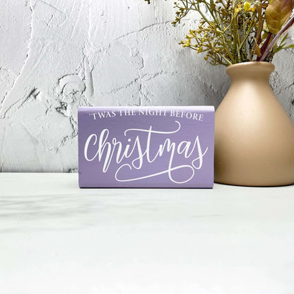 Twas the night before Christmas sign, christmas wood signs, christmas decor, home decor