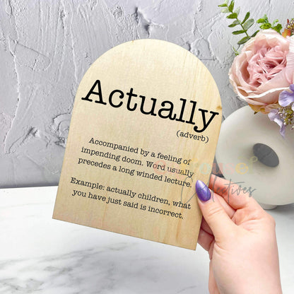 Actually Definition prints, funny definitions, great gift ideas, S55